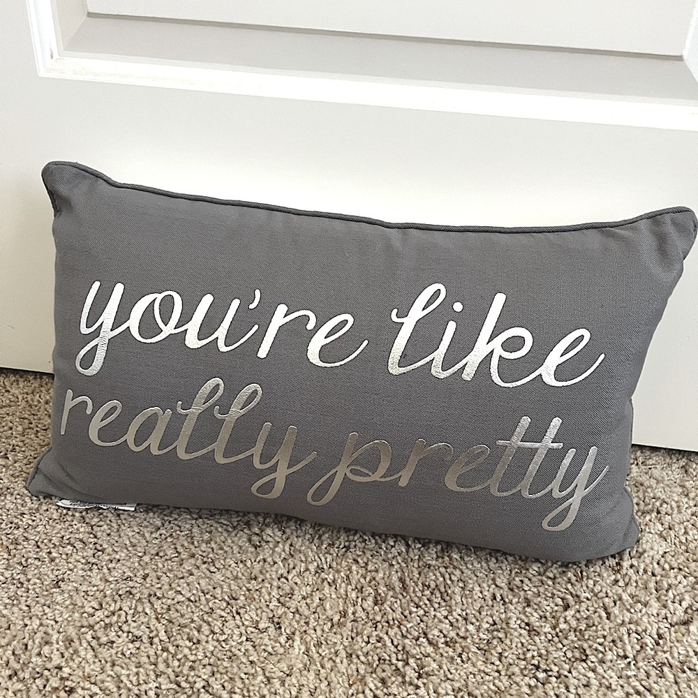 Cute throw pillow